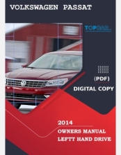 VOLKSWAGEN PASSAT 2014 OWNERS MANUAL